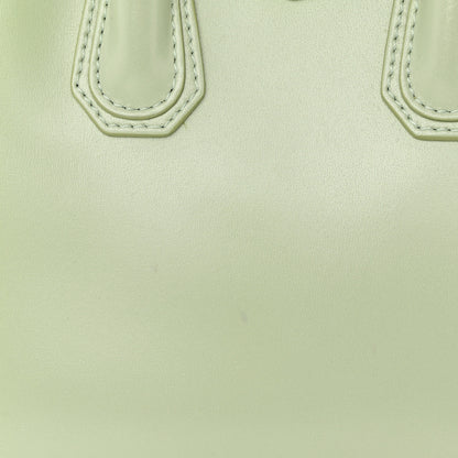 Givenchy Shiny Lord Calfskin Mini Antigona Aqua Green 12 of 13