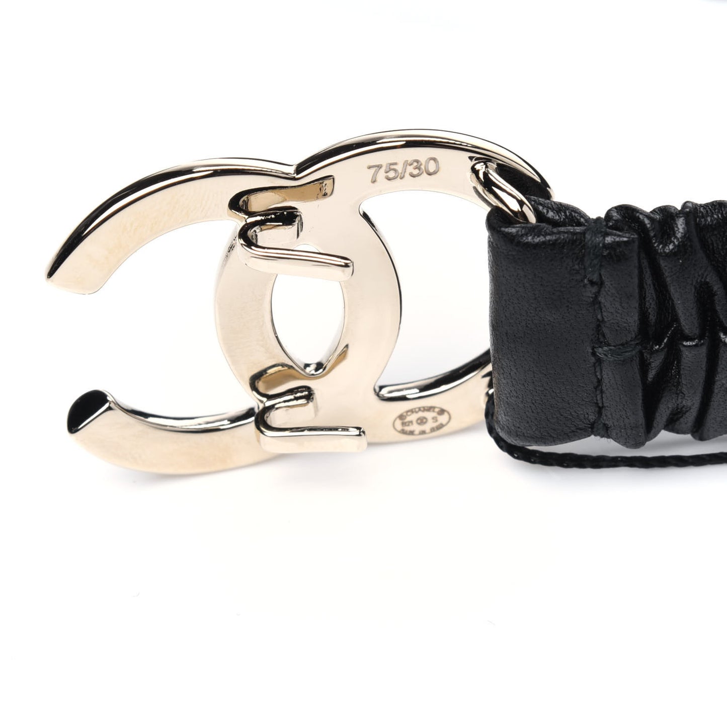 Calfskin CC Belt 75 30 Black