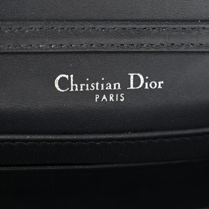 Christian Dior Metallic Patent Micro-Cannage Baby Diorama Flap Bag Silver 5 of 7