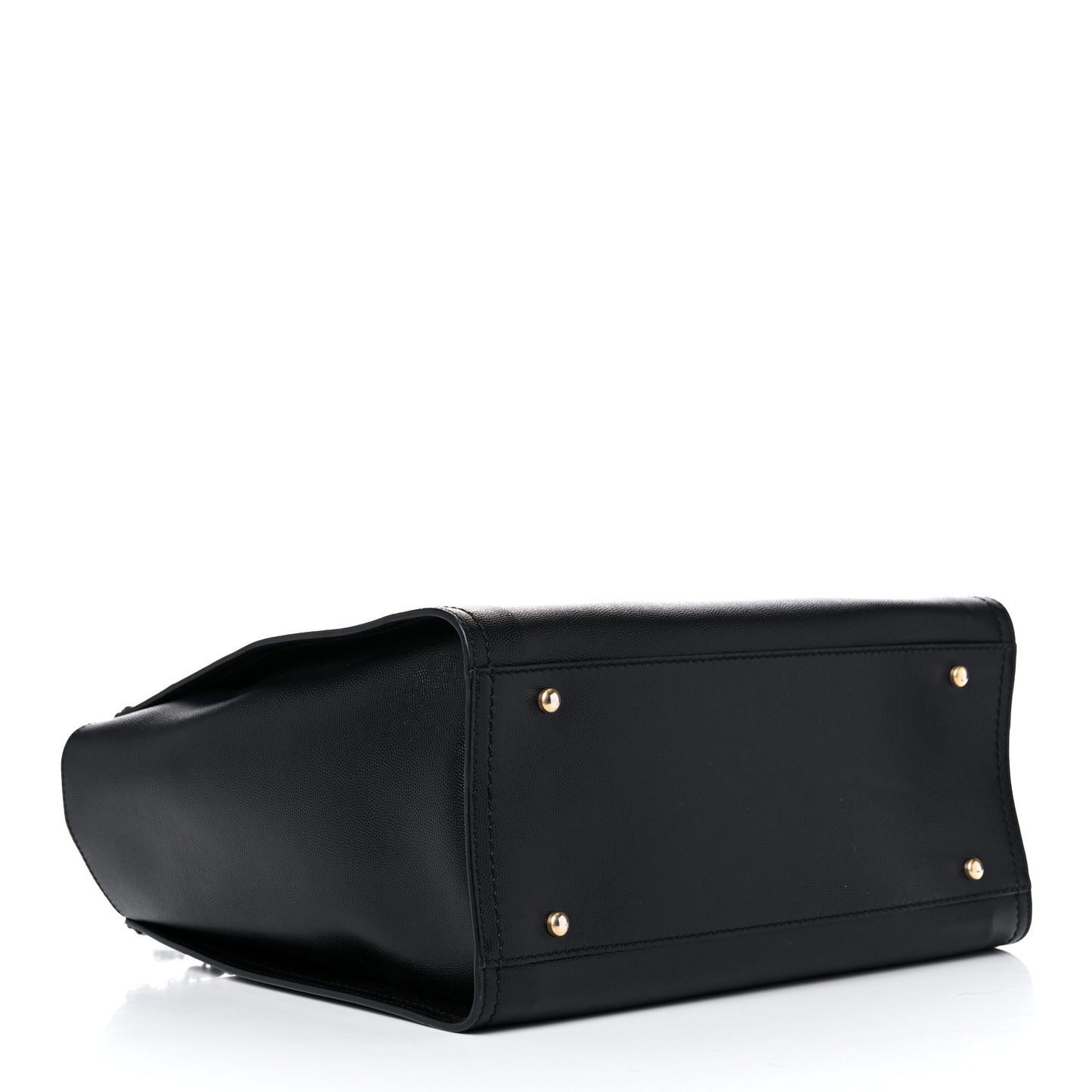 Caviar Small Studded Deauville Tote Black