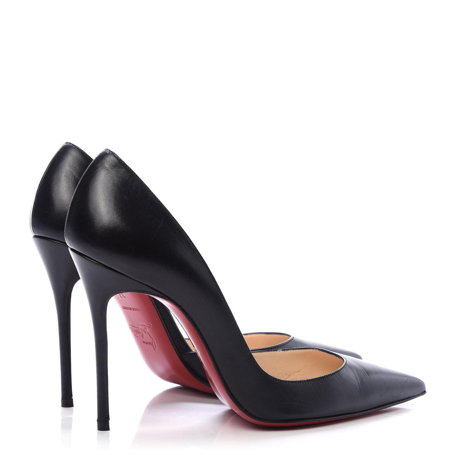 Christian Louboutin Shiny Nappa Iriza 100 Pumps 37 Black 4 of 7