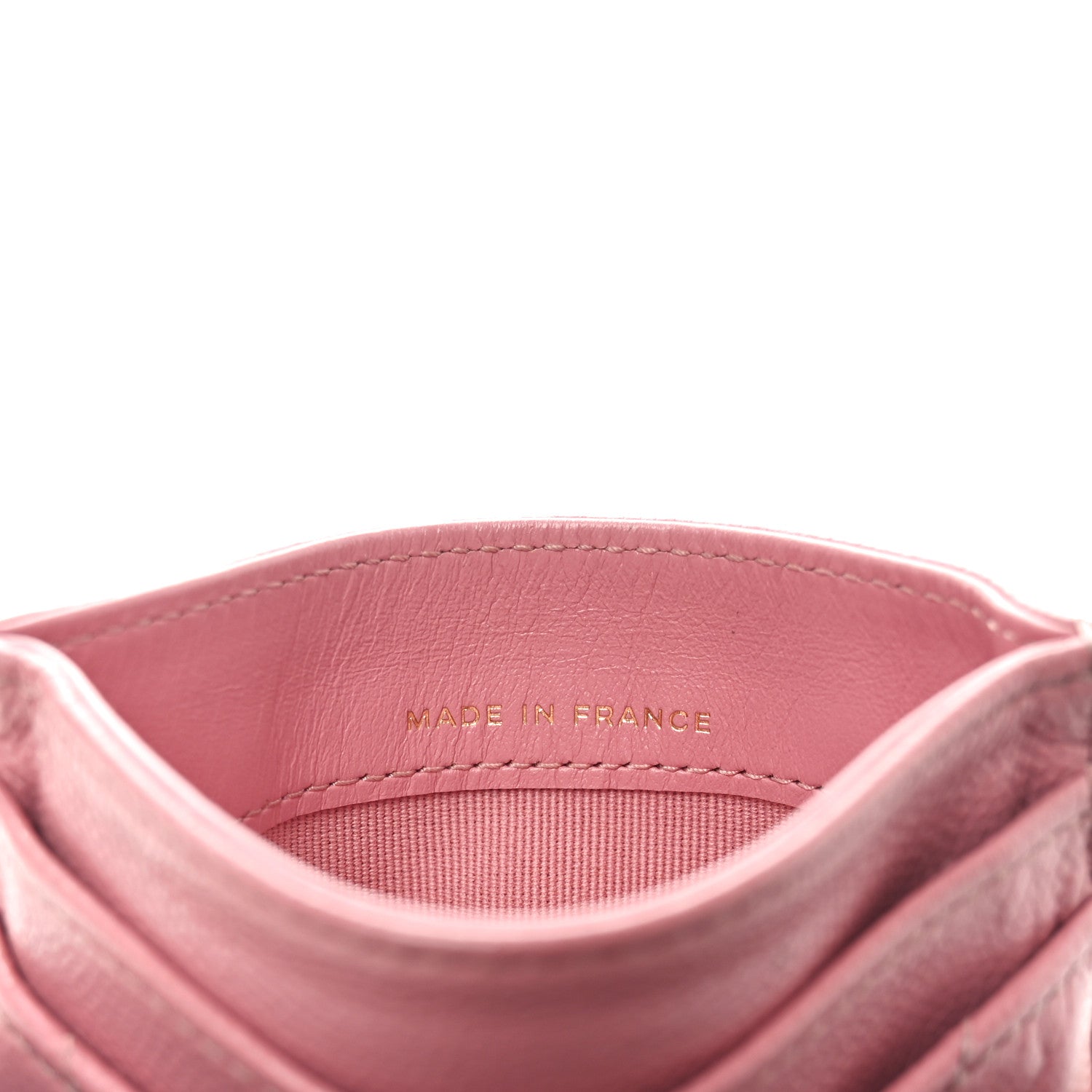 Chanel Caviar Quilted Card Holder Pink 7 of 11