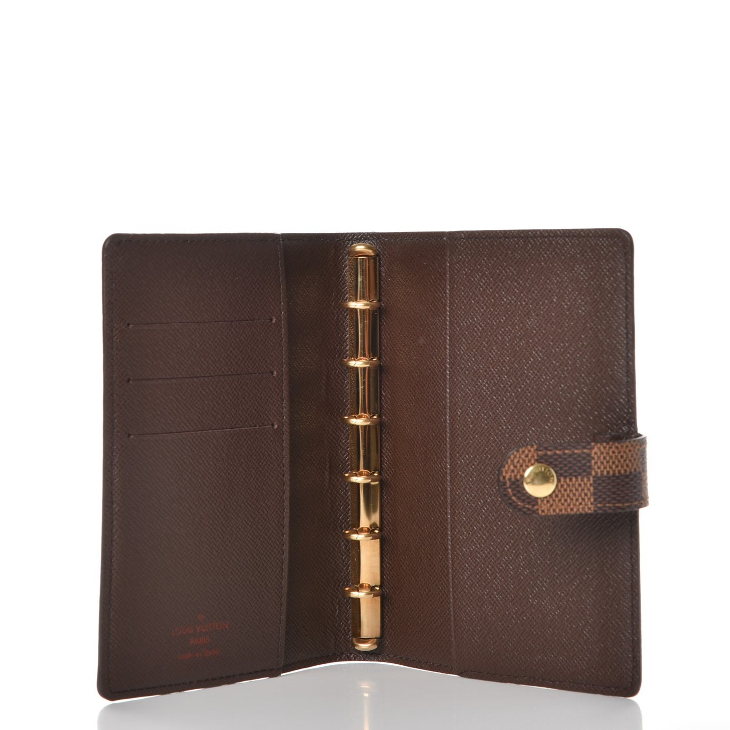 Damier Ebene Small Ring Agenda Cover