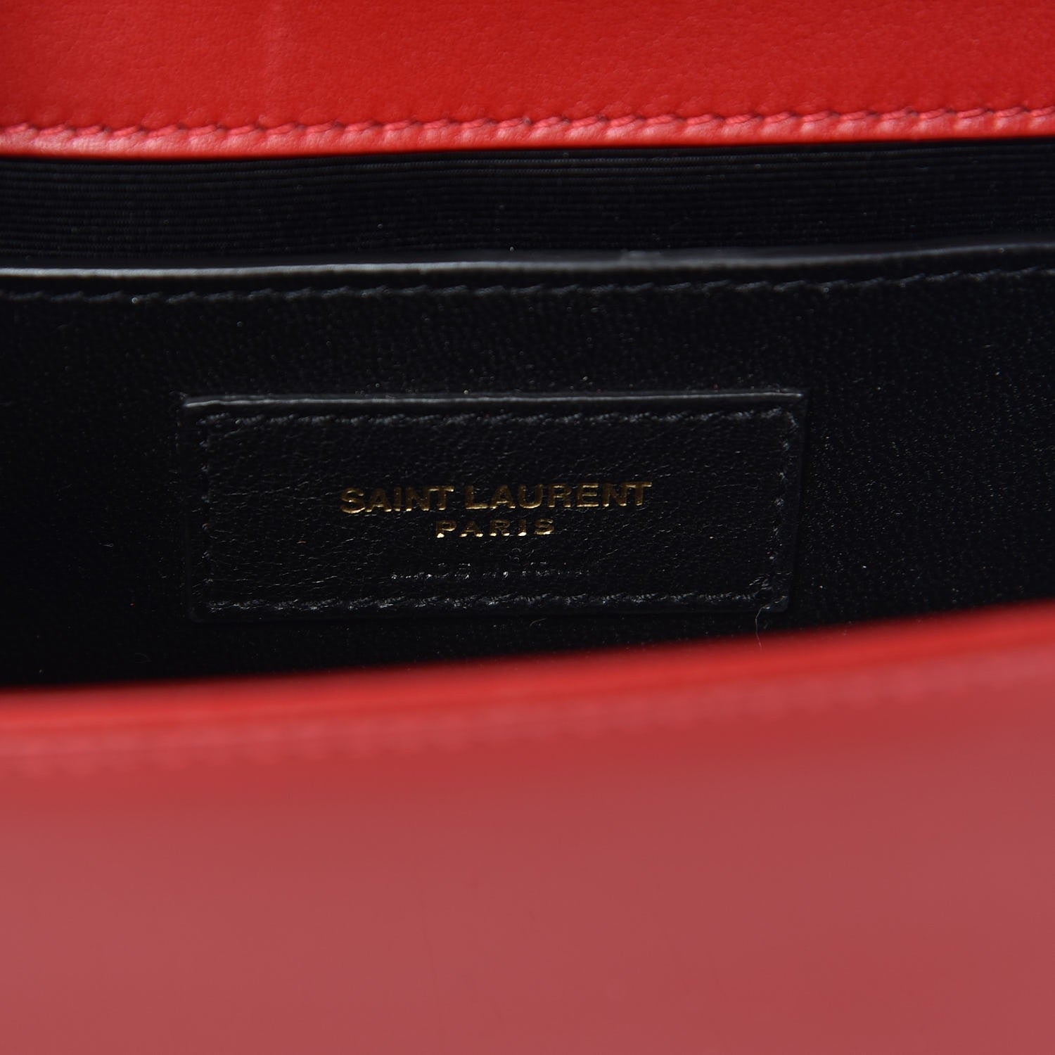 Saint Laurent Patent Small Monogram Kate Satchel Red 7 of 7