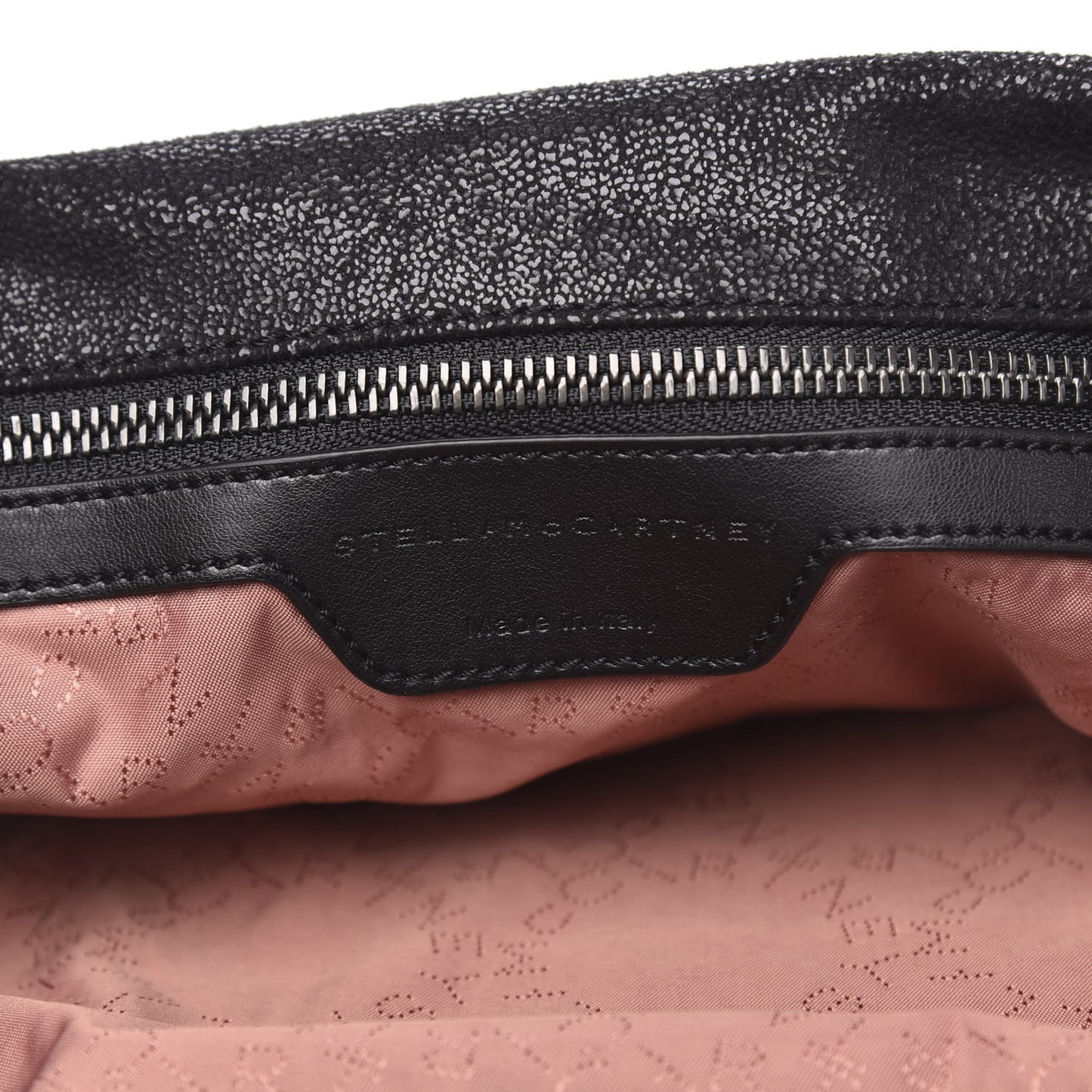 Shaggy Deer Falabella Fold Over Tote Black