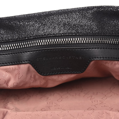 Stella McCartney Shaggy Deer Falabella Fold Over Tote Black 7 of 9