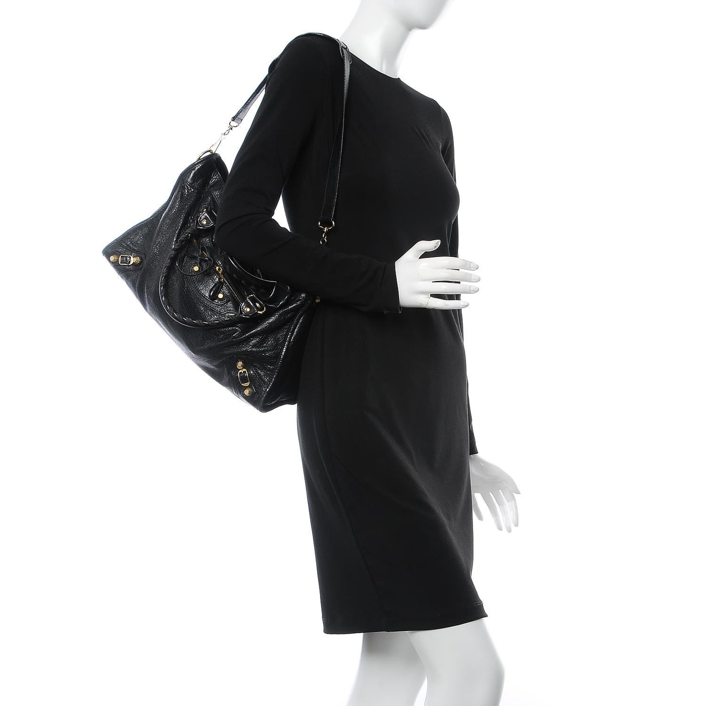 Agneau Giant 12 Gold Hardware City Black