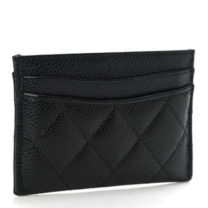 Chanel Caviar Quilted Card Holder Black 3 of 12