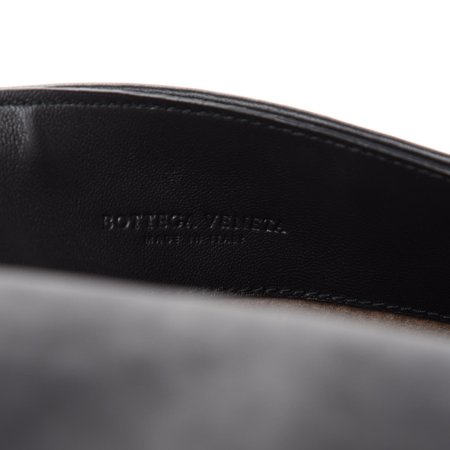 Bottega Veneta Nappa Intrecciato Flap Shoulder Bag Black 10 of 12