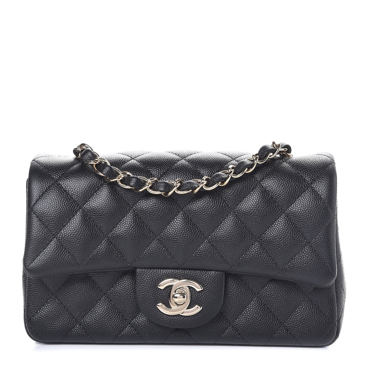 Chanel Caviar Quilted Mini Rectangular Flap Black 1 of 8