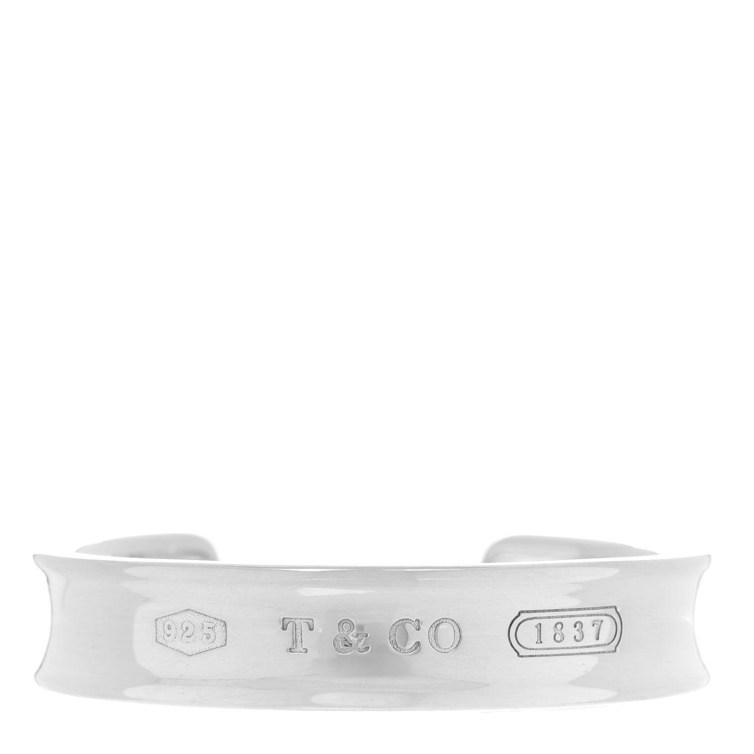 Tiffany Sterling Silver 1837 Cuff Bracelet 1 of 4