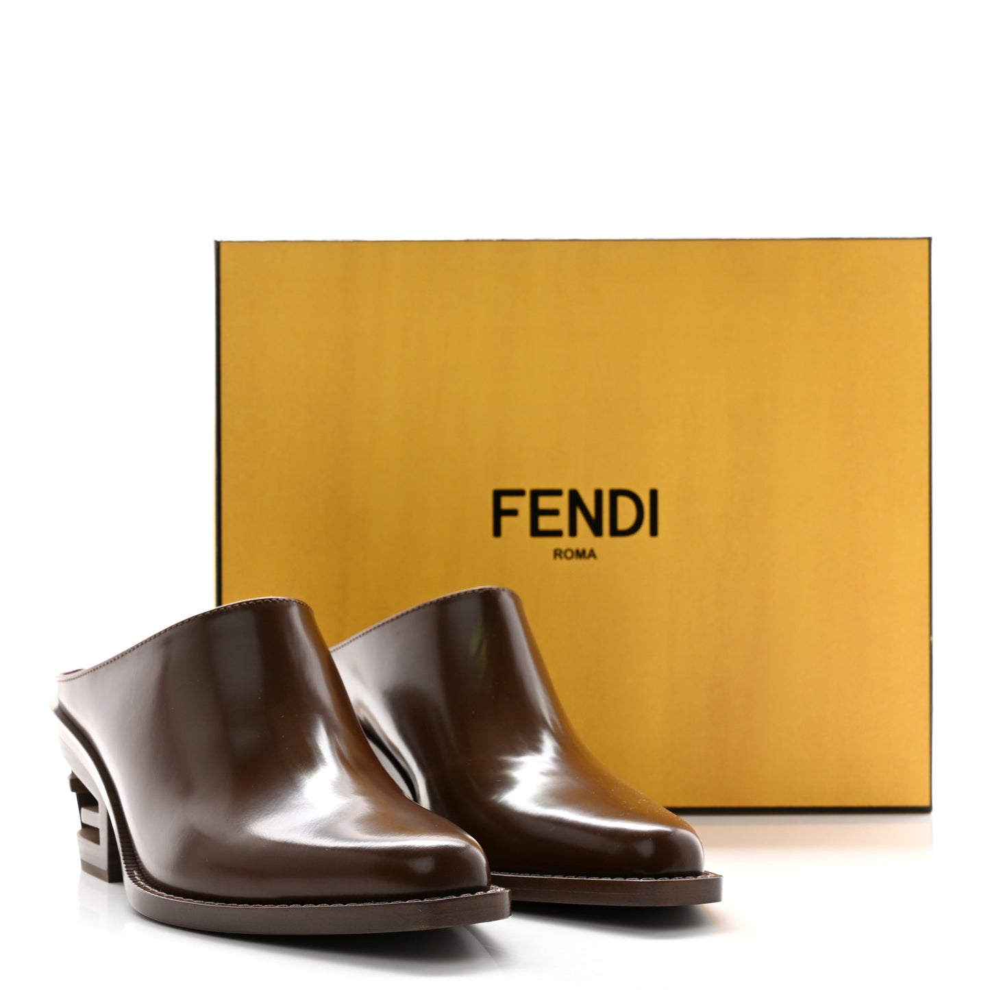 Vitello Abrasivato FF Cut Mules 37 Cuoio