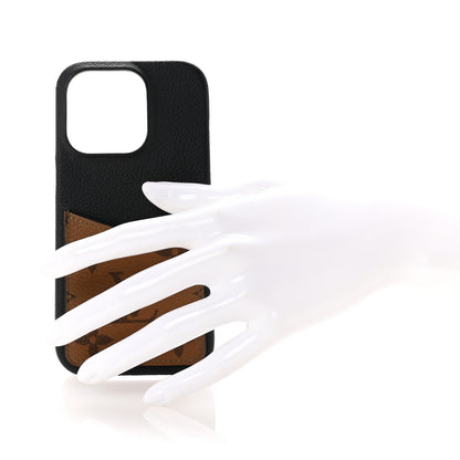 Louis Vuitton Reverse Monogram Pallas iPhone 14 Pro Bumper Black 2 of 7