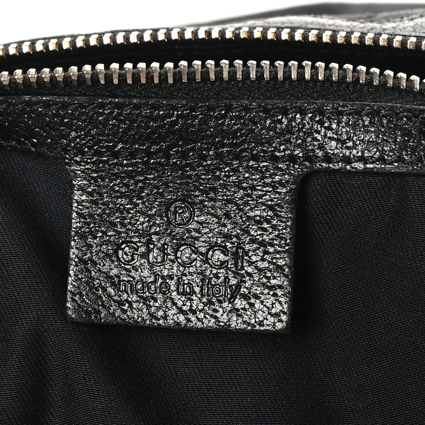 Monogram Web Bamboo Ring Hobo Black