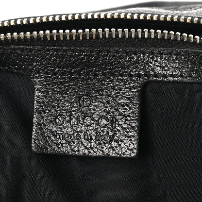 Gucci Monogram Web Bamboo Ring Hobo Black 6 of 12