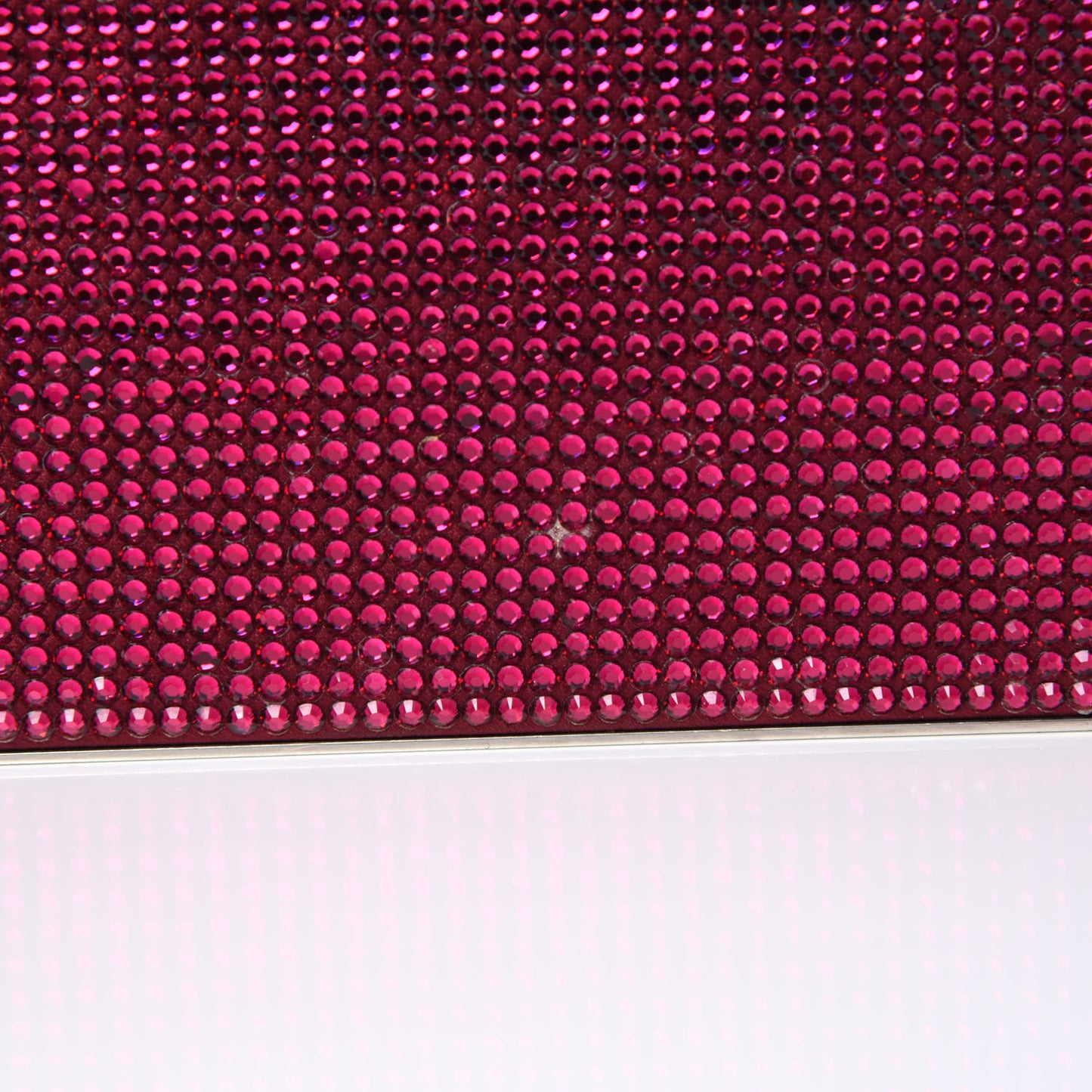 Swarovski Crystal Minaudiere Clutch Pink