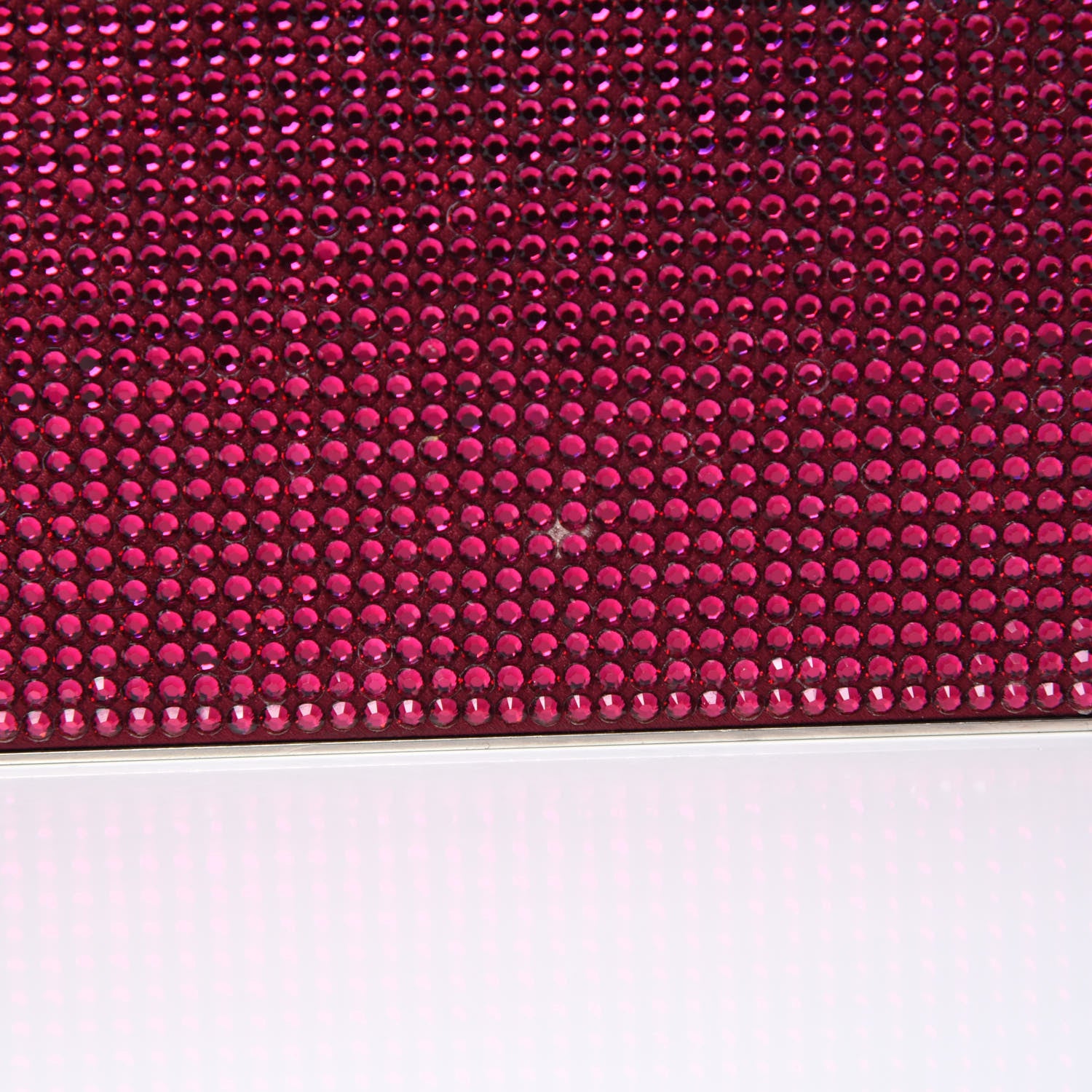 Judith Leiber Swarovski Crystal Minaudiere Clutch Pink 8 of 8