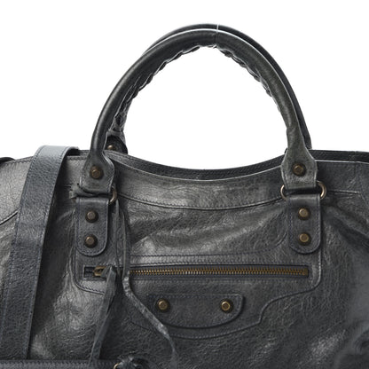 Balenciaga Agneau Classic Hardware City Anthracite 8 of 9