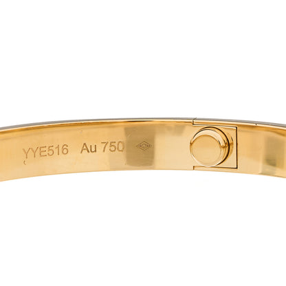 Cartier 18K Yellow Gold Brushed Finish LOVE Bracelet 16 6 of 9