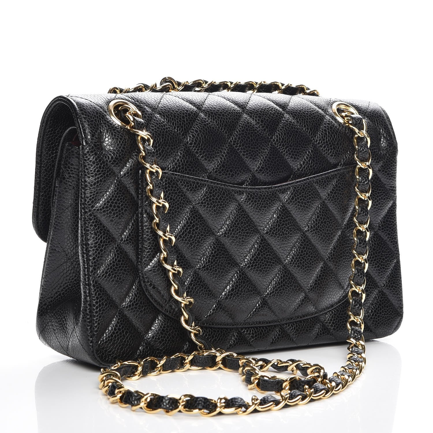 Chanel Caviar Quilted Small Double Flap Black 3 of 8