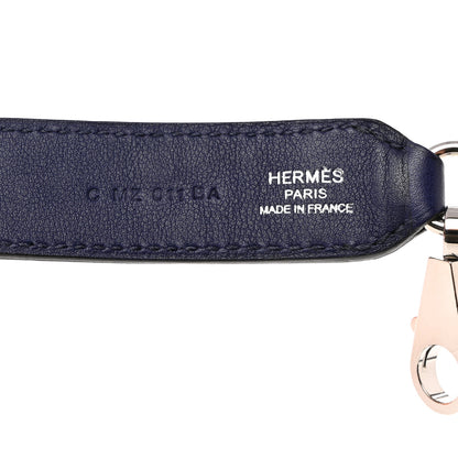Hermes Swift Studded Carnaby Losange Shoulder Strap Bleu Encre 3 of 5