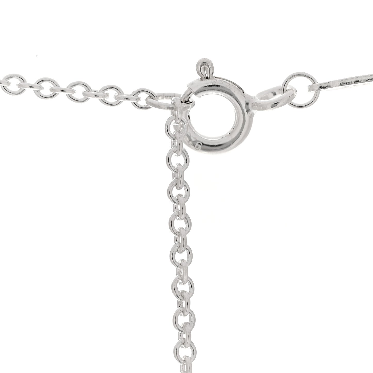 Sterling Silver Return to Tiffany Zodiac Sagittarius Round Tag Pendant Necklace