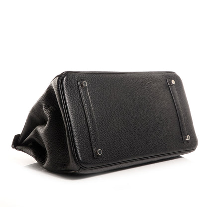 Hermes Taurillon Clemence Birkin 35 Black 17 of 23