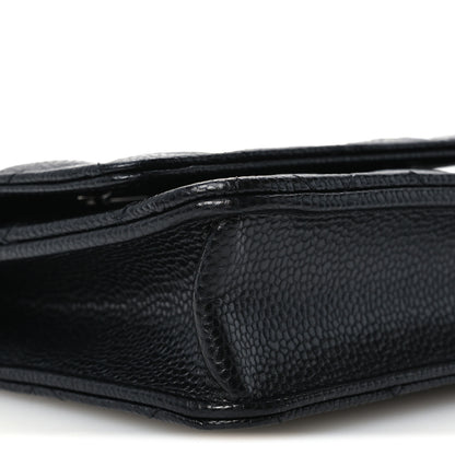 Chanel Caviar Quilted Wallet on Chain WOC Black 10 of 12