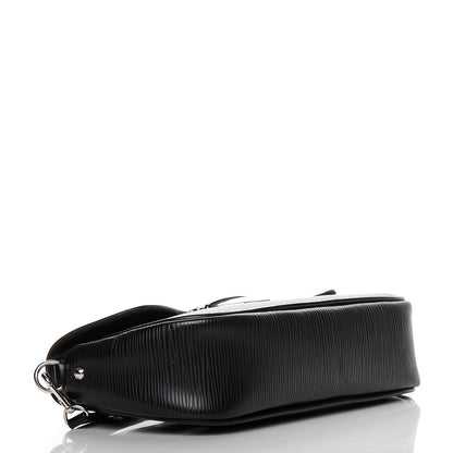 Louis Vuitton Epi Montaigne Clutch Black 4 of 7