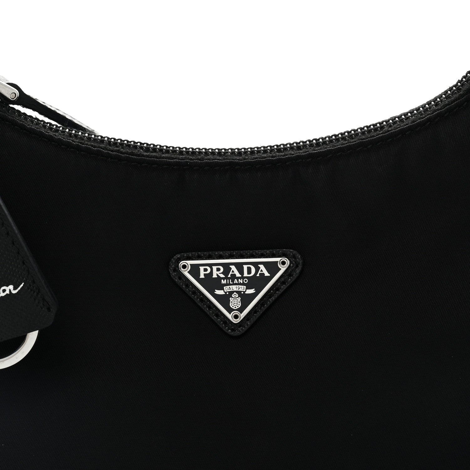 Prada Tessuto Nylon Mini Re-Edition 2000 Bag Black 8 of 10