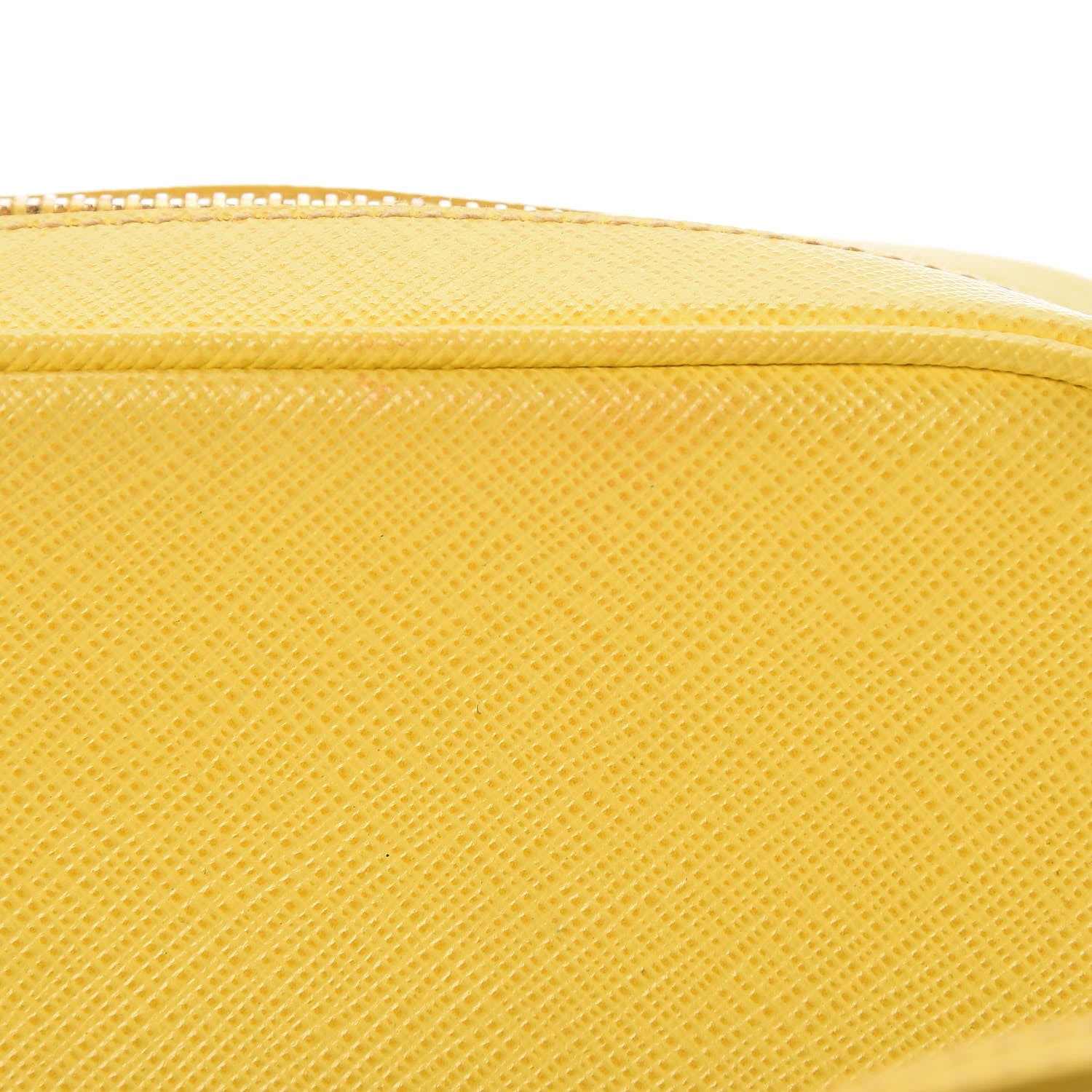 Prada Saffiano Mini Camera Crossbody Bag Ocra 9 of 11
