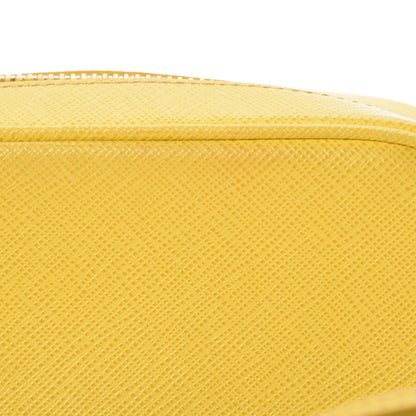 Prada Saffiano Mini Camera Crossbody Bag Ocra 9 of 11