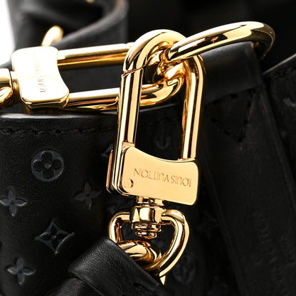 Louis Vuitton Calfskin Nanogram Embossed Neonoe BB Black 12 of 14