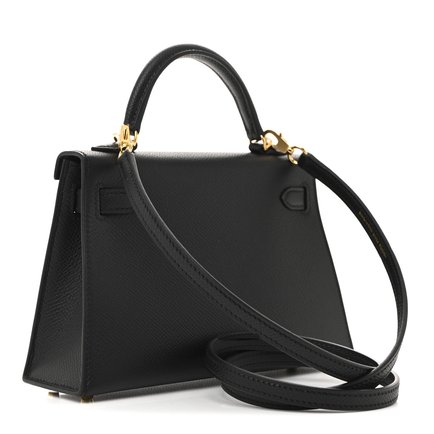 Hermes Epsom Mini Kelly Sellier 20 Black 3 of 10