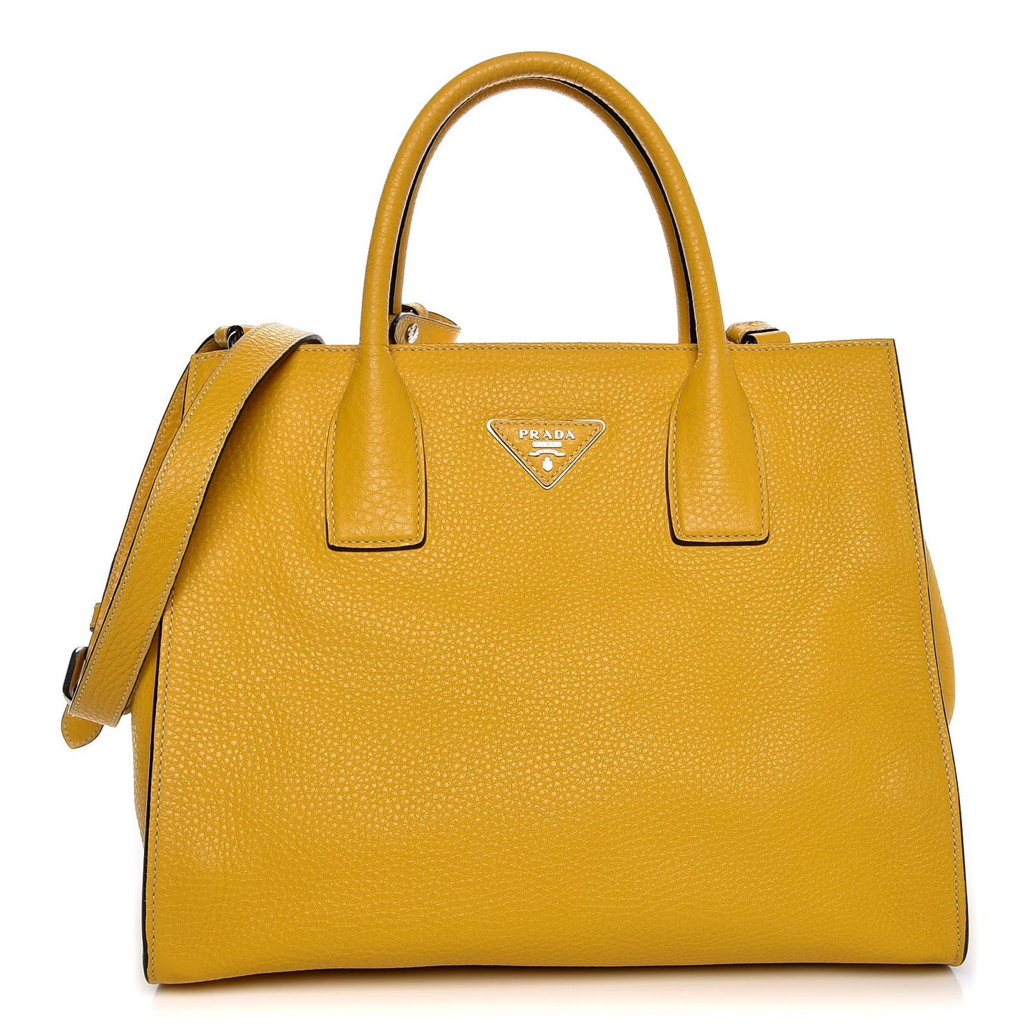 Vitello Daino Twin Pocket Tote Mimosa