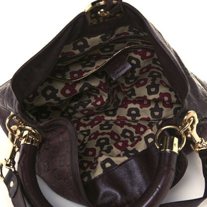 Gucci Guccissima Medium Indy Top Handle Hobo Dark Brown 5 of 16