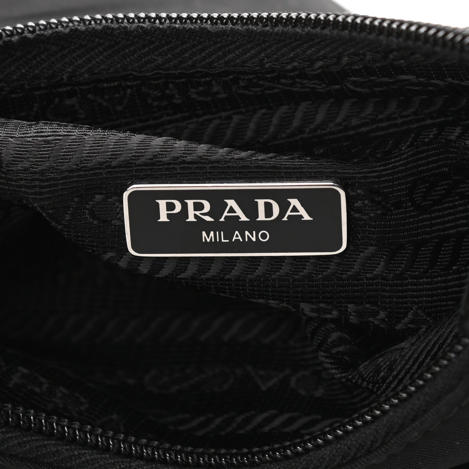Prada Tessuto Nylon Mini Re-Edition 2000 Bag Black 6 of 11