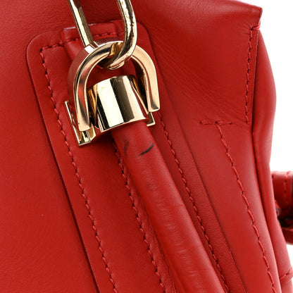 Chloe Calfskin Medium Paraty Metal Bar Trim Red 11 of 12