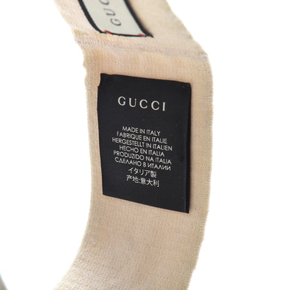 Gucci Cotton Elastic Logo Headband White 5 of 5