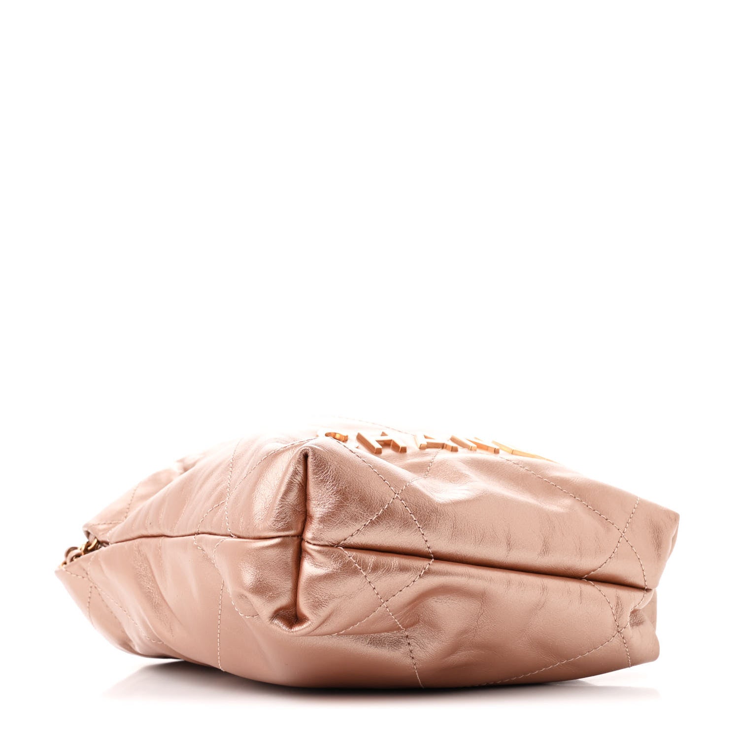 Chanel Metallic Calfskin Quilted Mini Chanel 22 Copper 4 of 10