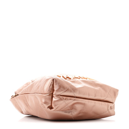 Chanel Metallic Calfskin Quilted Mini Chanel 22 Copper 4 of 10