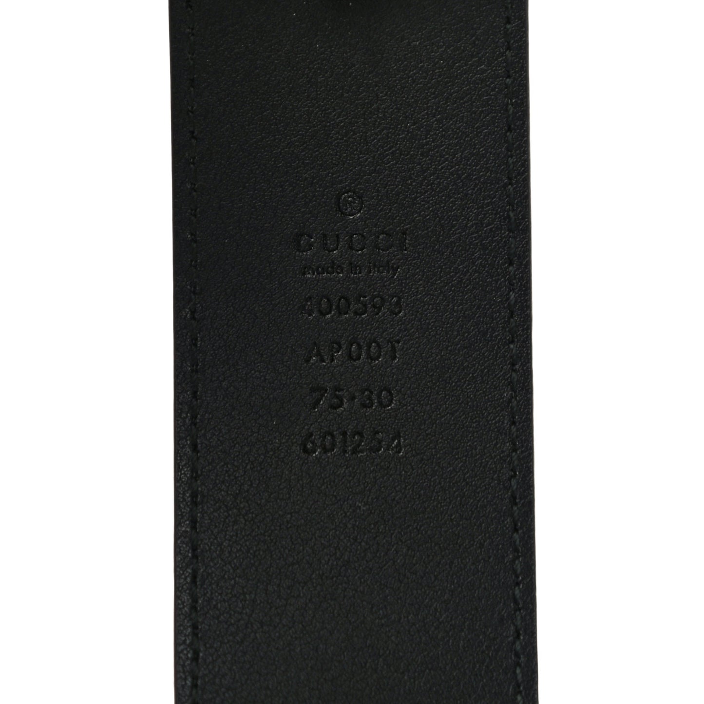 Calfskin Double G 40mm Belt 75 30 Black