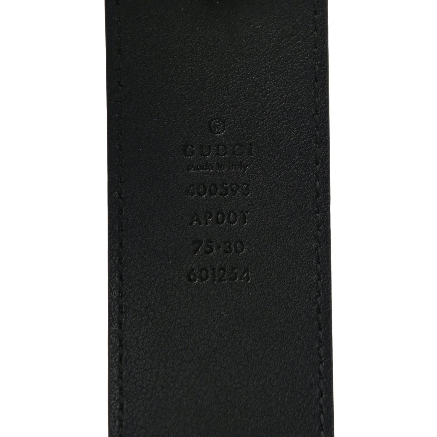 Gucci Calfskin Double G 40mm Belt 75 30 Black 4 of 9