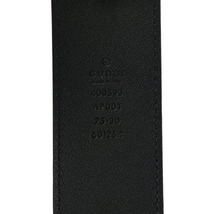 Gucci Calfskin Double G 40mm Belt 75 30 Black 4 of 9