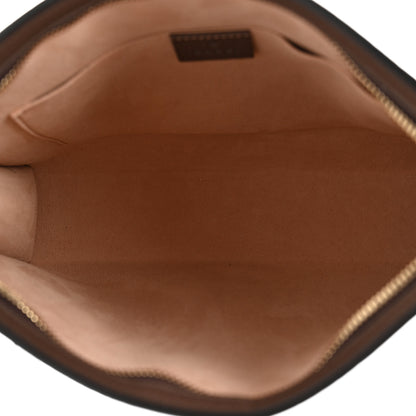 Gucci GG Supreme Monogram Web Ophidia Pouch Brown 5 of 10