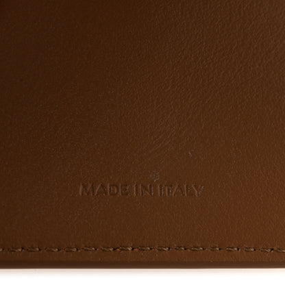 Celine Calfskin Compact Triomphe Wallet With Coin Purse Bronze 8 of 9