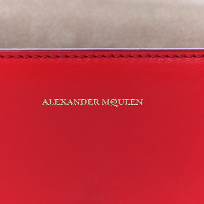 Alexander McQueen Calfskin Small Insignia Chain Flap Red 13 of 26