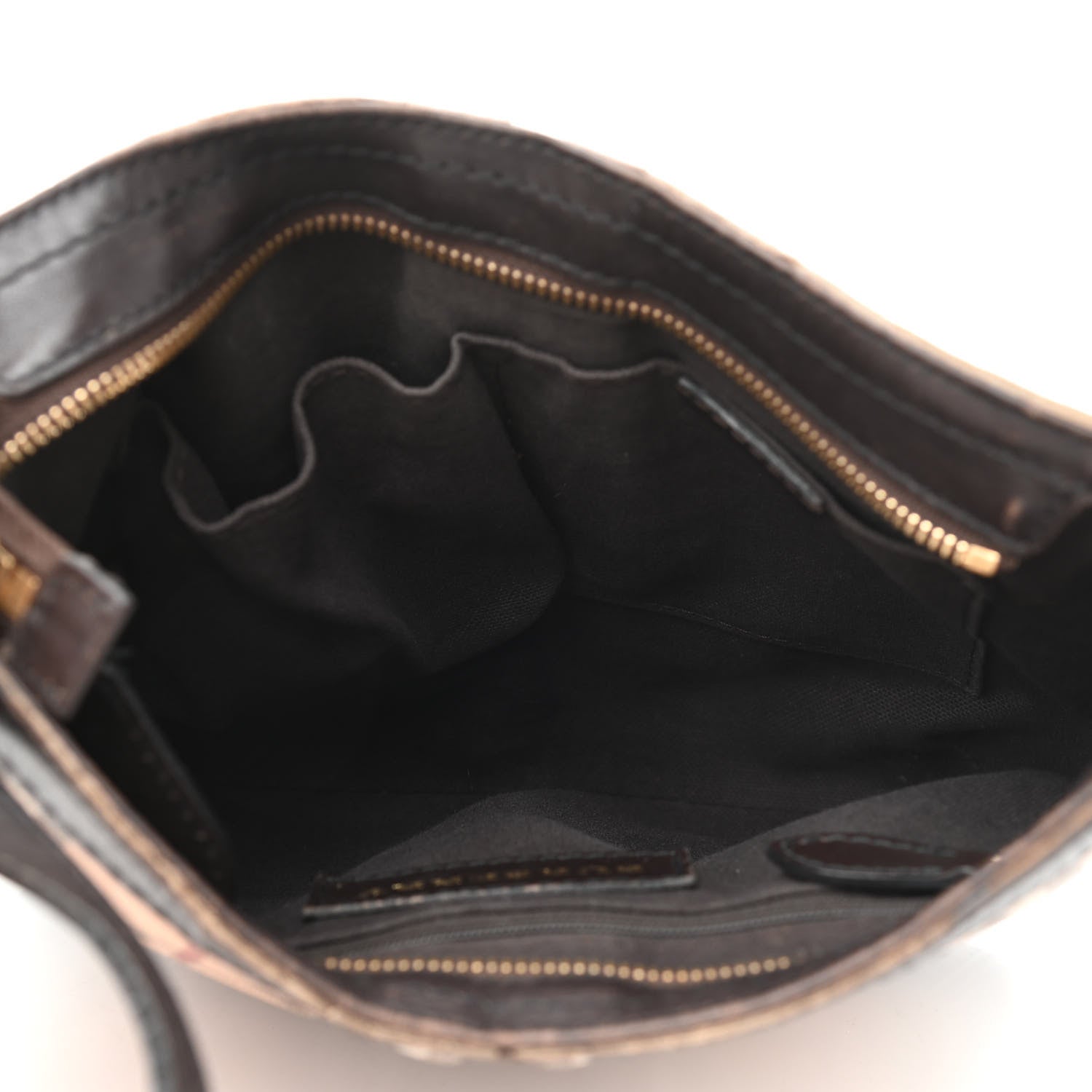 Burberry Haymarket Check Hartham Shoulder Bag Chocolate 5 of 15