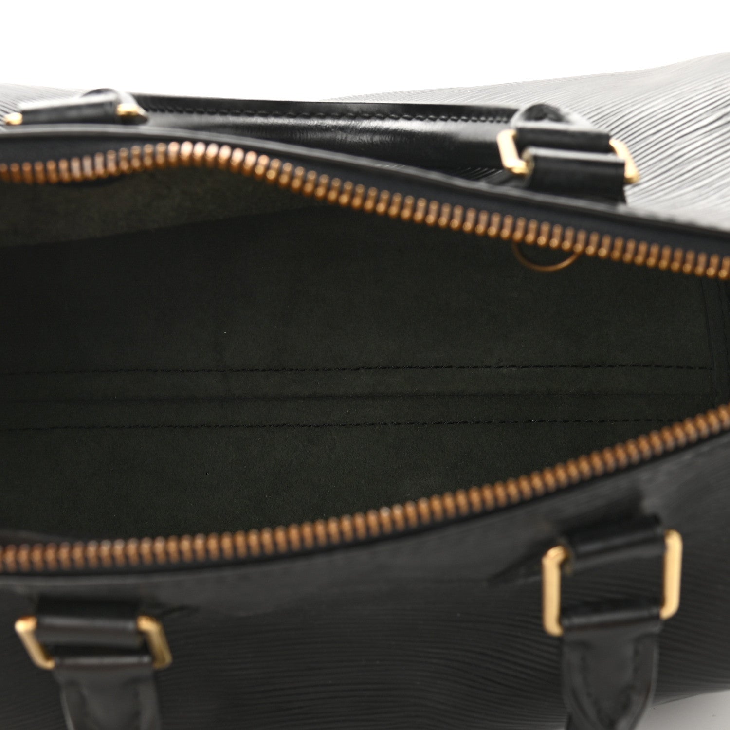 Louis Vuitton Epi Speedy 25 Black 5 of 9