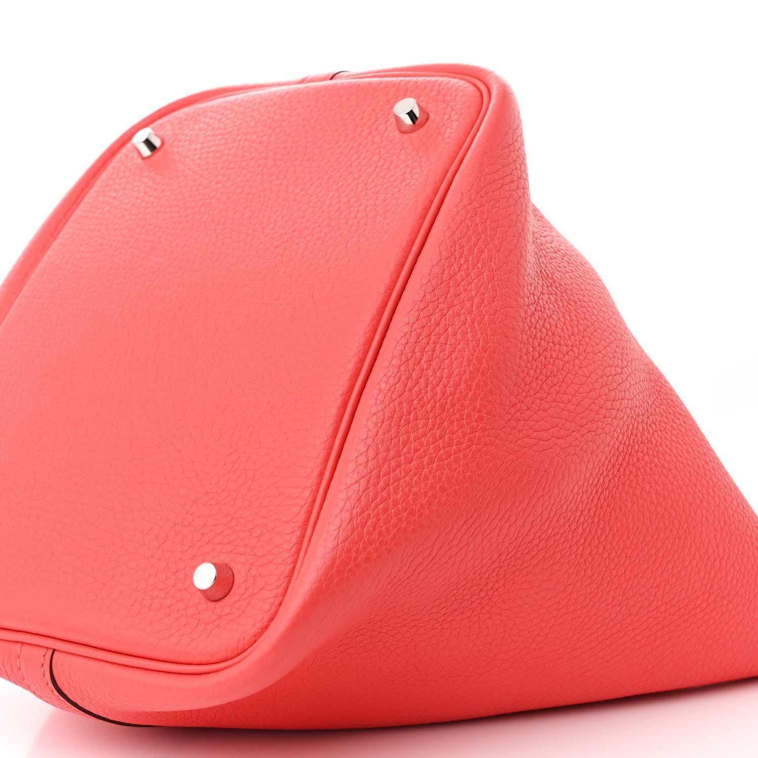 Hermes Taurillon Clemence Picotin Lock 22 MM Rouge De Coeur